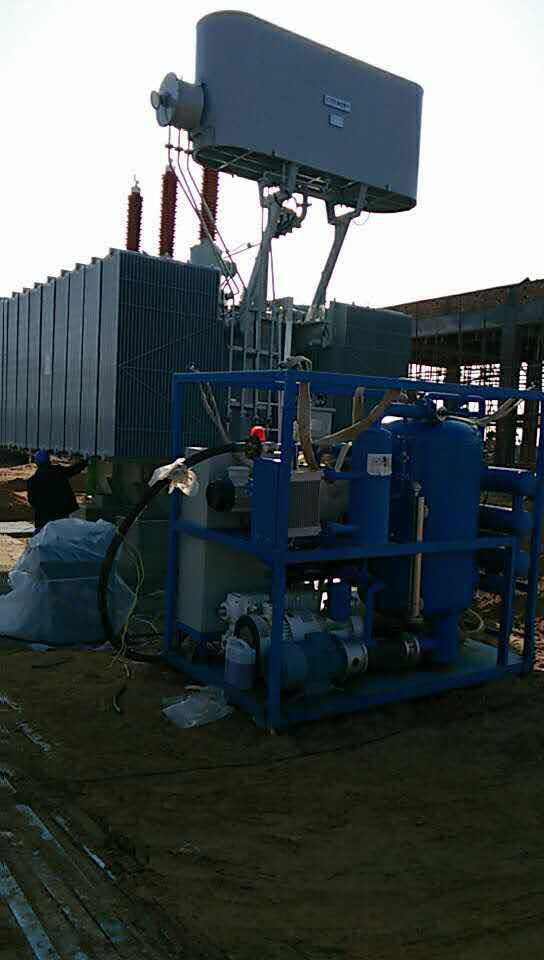 330KV国家电网建设工程__凯潜滤油机使用现场