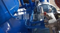 真空滤油机采用不锈钢弯头工艺