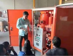 2021年新年开工一批滤油机现场安装调试